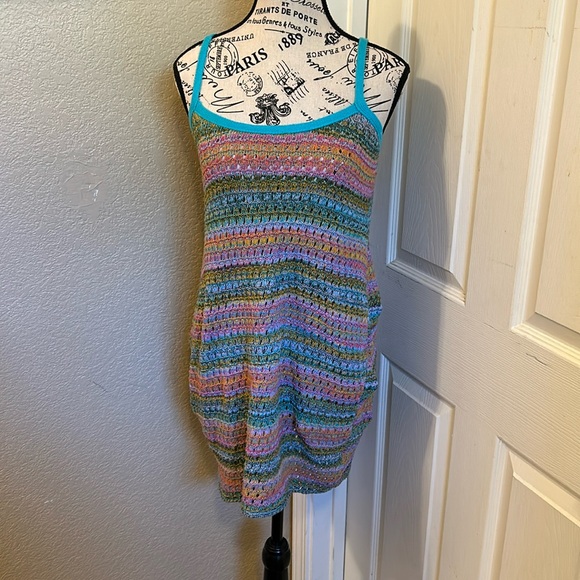 wild fable Dresses & Skirts - Wild fable colorful knit Boho beach dress
